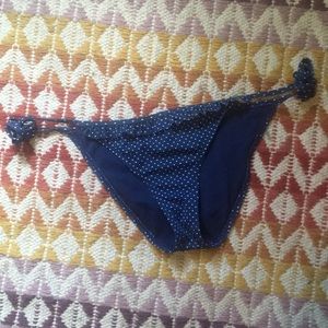 Itsy Bitsy Blue Polka Dot Bikini Bottom